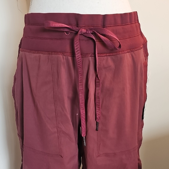 Burgundy Dance Studio Pants - Picture 2 of 6